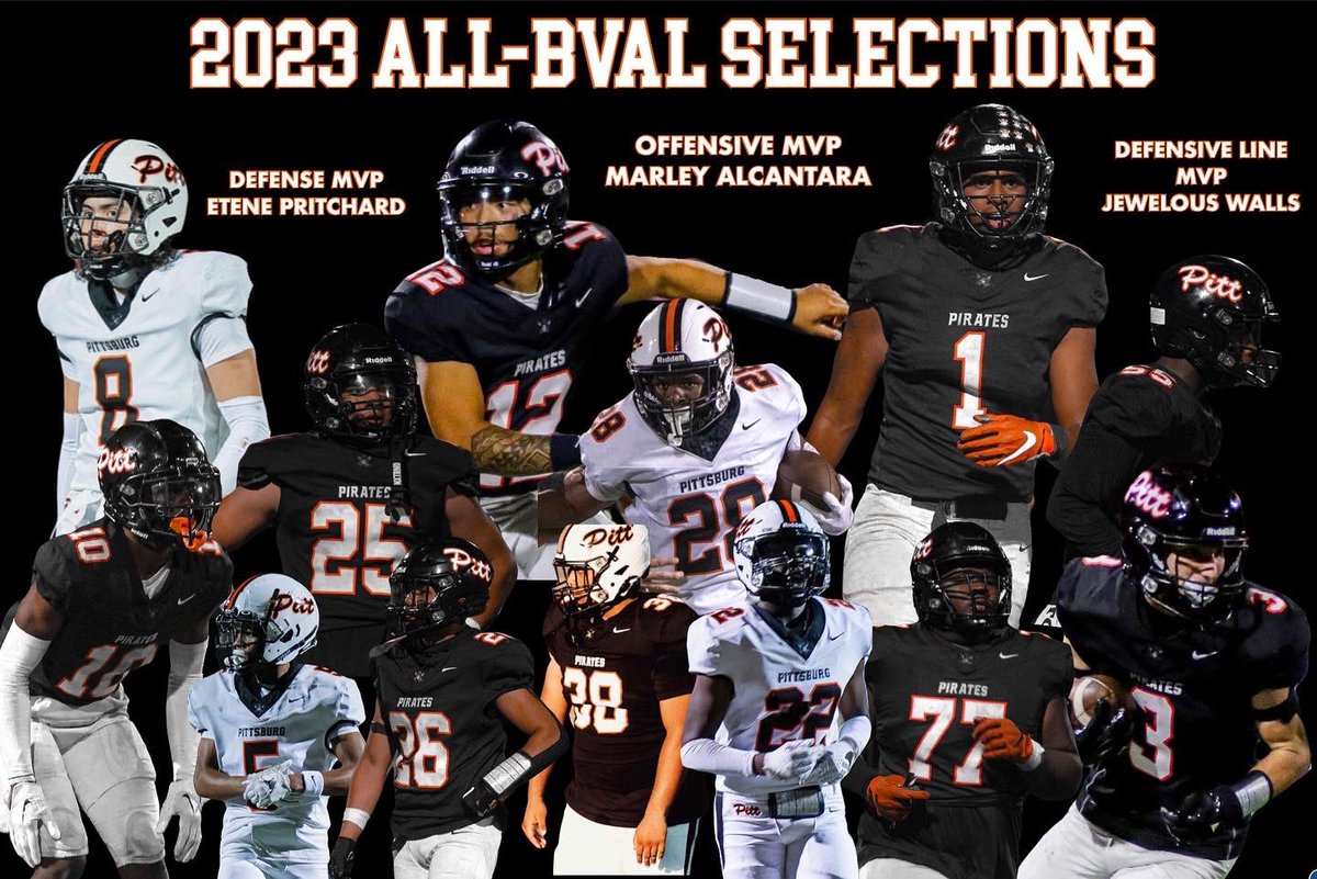2023 All-BVAL selections

BVAL MVP’s= Marley Alcantara, Etene Pritchard, &amp; Jewelous Walls

All-BVAL= Jadyn Hudson, Noah Quesada, Elijah Bow, Jamar Searcy, Makari Kenion, Jesus Lua Amaya, Ameer Thompson, Bradley Ruffin, Josh Dollarhide-Watson, Tristan Berena 

#2023BVALchamps