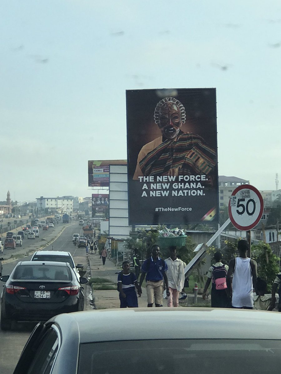 Simatwasthere's tweet image. Oh who noticed that squad dey tear tear #TheNewForce on the billboards

 OH NO Chief Imam Blacko #Abena