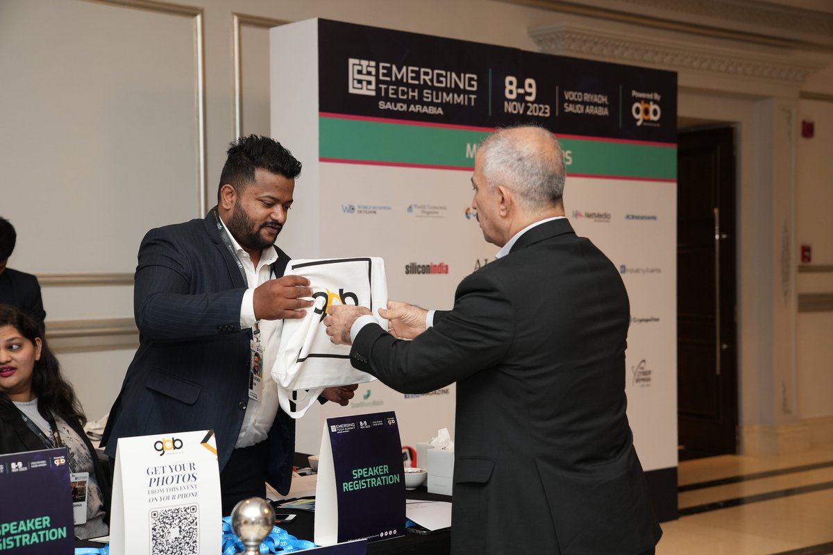 emerging_tech_'s tweet photo. The Emerging Tech Summit has started smoothly with registration and initiation, marking the beginning of a day filled with networking, innovation, and progress.

Stay tuned for more updates!!

#emergingtechsummit #ETS #ETS2023 #saudiarabia #emergingtechonologies #gbbventure https://t.co/mLXCZScG5K