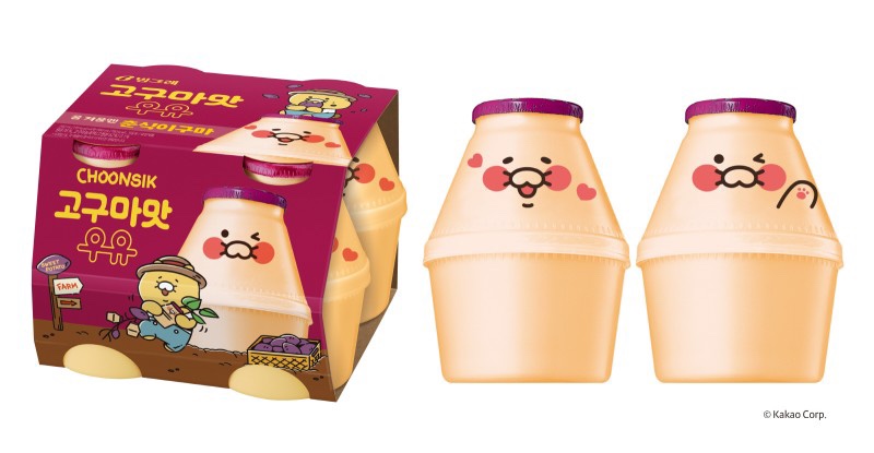 韓国新商品】 カカオフレンズとバナナウユがコラボ✨ チュンシクの 