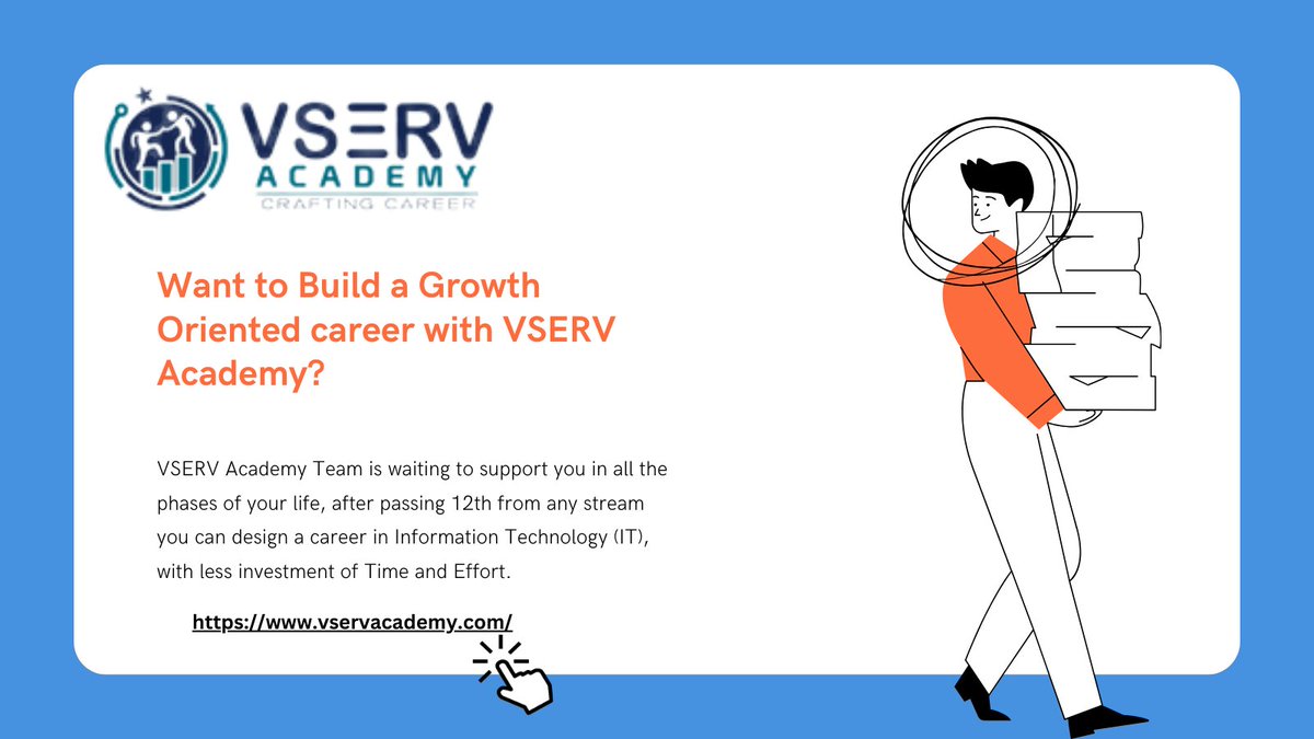 vservacademy's tweet photo. Build a Growth Oriented career with VSERV Academy

Visit:- https://t.co/nh8grXU38I

#technology #networking #Careers #IT #support #Tech4All #GTA6 https://t.co/Kmnah9IzbU