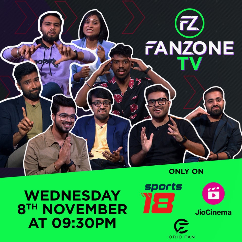HotstarReality's tweet photo. Grab your snacks, it's cricket o'clock! ๐ฟ
Don't miss this fan-tastic chat show tonight with @cricfantv at 8.30 PM, streaming on #JioCinema & #Sports18
#FanzoneTV #JioCinemaSports https://t.co/c99T62Ei7l