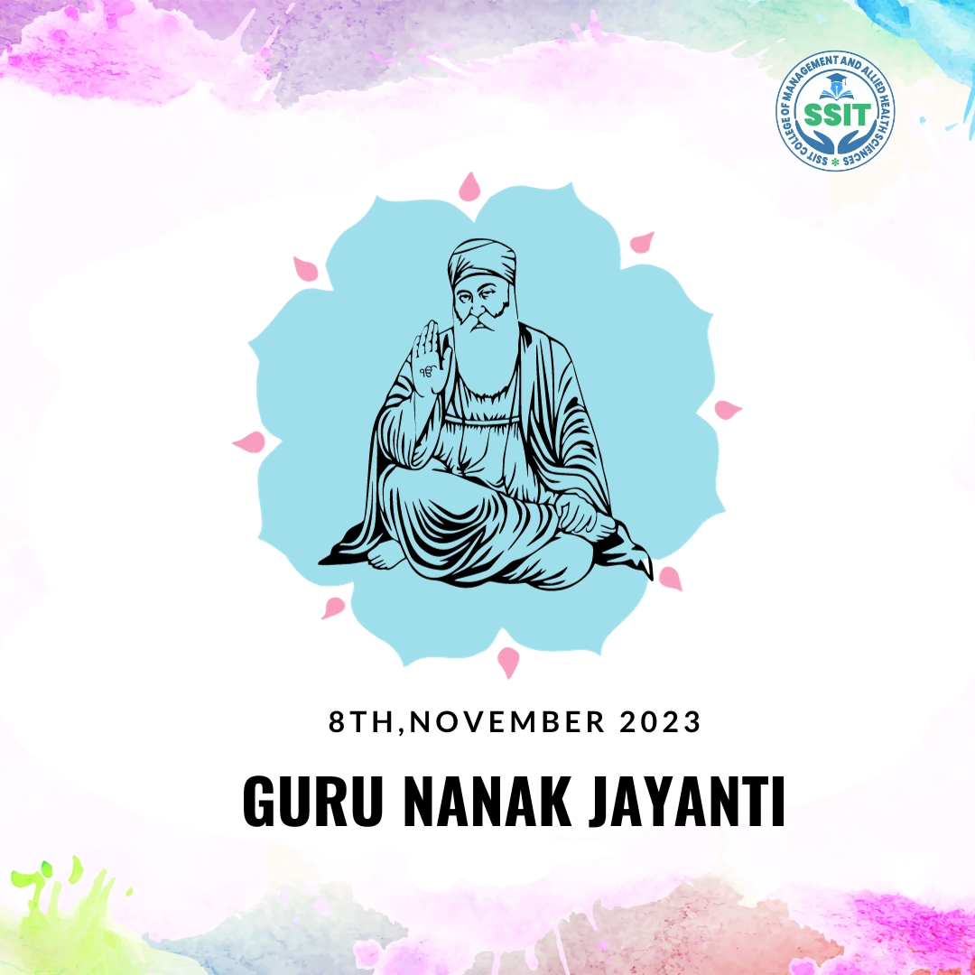 SSITcmahs's tweet photo. Celebrating the divine wisdom and teachings of Guru Nanak Dev Ji on this auspicious Guru Nanak Jayanti. Let's embrace love, equality, and unity! 
.
.
.
#GuruNanakJayanti #specialday2023 #FestiveSeason2023 #PeaceAndUnity #ssitcollege #kolkata #india https://t.co/7nhTzaqdc4