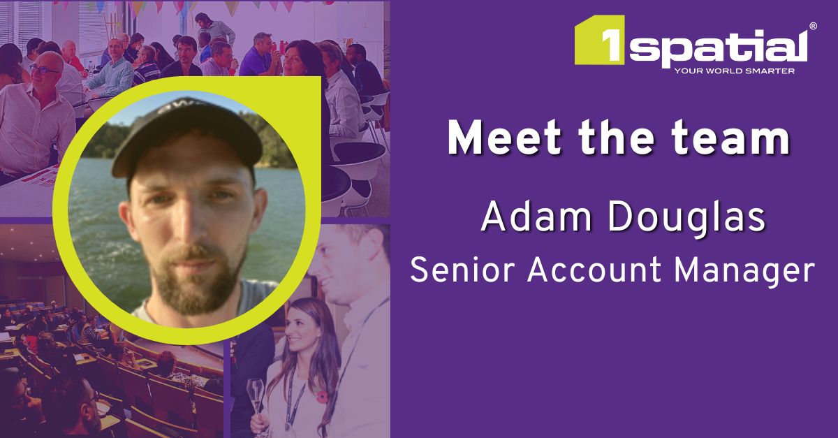 #meettheteam
🎶 Adam Douglas, Senior Account Manager

I support the Utilities sector in its digital evolution &amp; help to solve spatial data challenges to improve the UK energy networks. I have been working in the utilities sector for over 10 years.

#1Team bit.ly/3KnBTIy