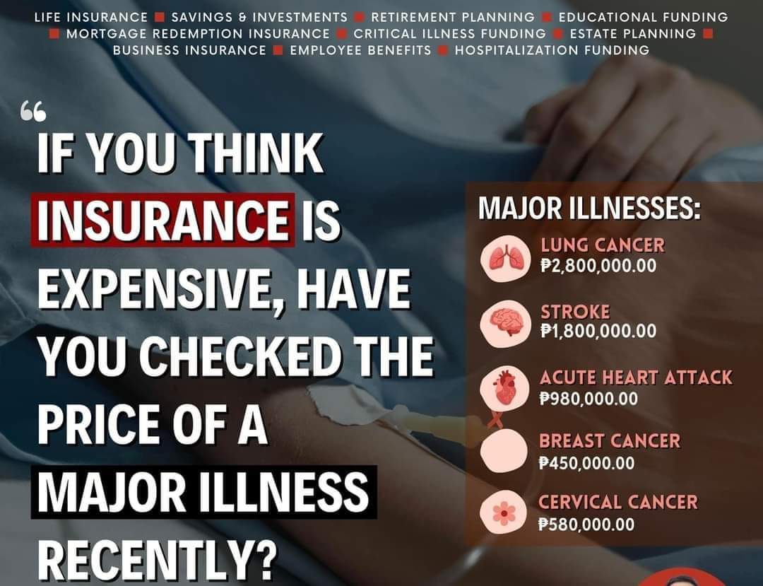 Life Insurance is NOT as expensive as you think!! 🤯

Meet with us today! ✅

#Insurance #Expensive 
#CriticalIllness #Cancer