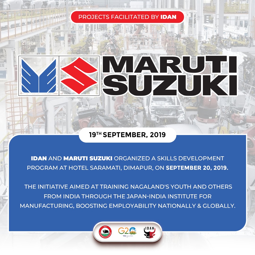 A programme on skill development in motor industry was conducted by Investment and Development Authority of Nagaland (IDAN) in collaboration with Maruti Suzuki India Limited at Hotel Saramati, Dimapur on Friday 20 Sept, 2023. Maruti Suzuki India in association with Government of…