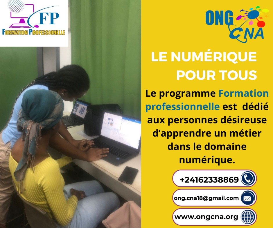 OngCna's tweet photo. Suivez une formation en marketing digital afin de bien gérer vos réseaux 
#formation professionnelle 
#ONG CNA https://t.co/rFi0OYTNJA
