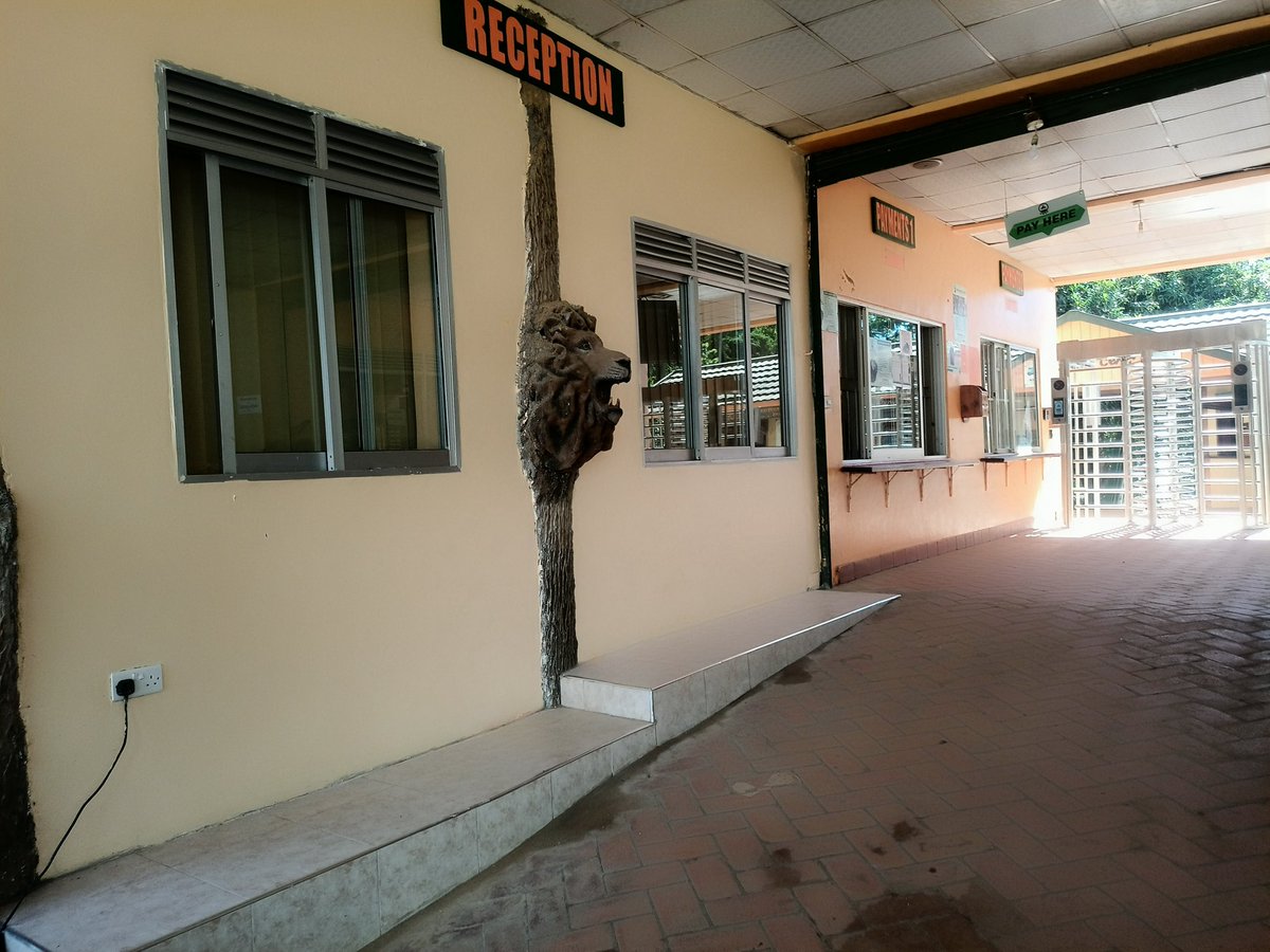 UWEC_EntebbeZoo's tweet photo. We are confident that this new reception area will give you a positive first impression and send the right message about @UWEC_EntebbeZoo. Welcome to your new space 👇 https://t.co/3Ft1mthj80