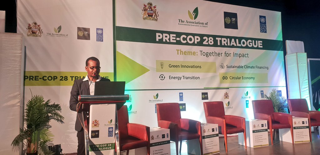 Day 2 - Pre Cop 28 Trialogue  

Mr. Innocent Sandram giving a recap of day 1.

Next will be sessions on COP 28 Roadmap, Tracking Climate Finances and Carbon Trading.

#PreCOP28Trialogue 
#together4impact 
#MW2063