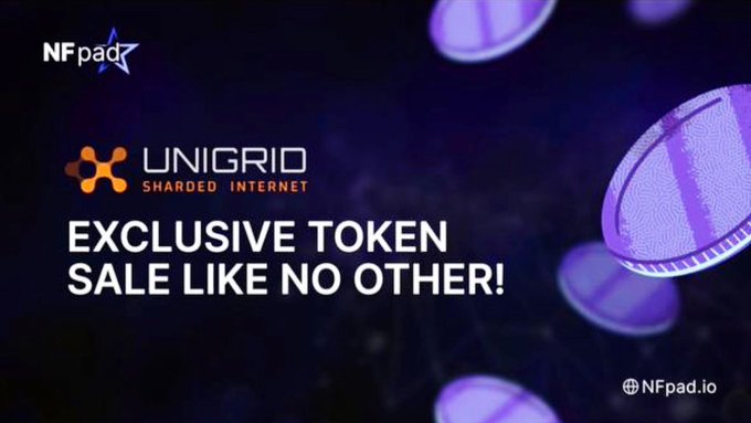 🚀 Exclusive sale on NFpad for the Unigrid project the 04th November! Gain access to this opportunity by subscribing for just $49 quarterly or $149 yearly. Don't miss out on this limited chance to invest in the future. 🌐💰 #Unigrid #NFPad