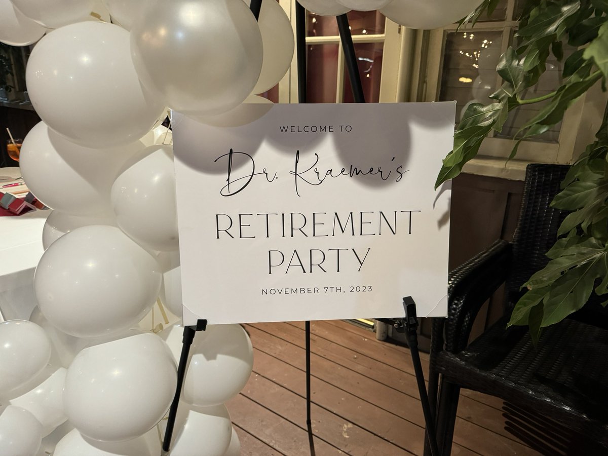 JoyYWu's tweet photo. Celebrating Dr. Rick Kraemer and his remarkable legacy of 40 years on @StanfordEndo faculty, including 21 years as division chief 🥂🎉 https://t.co/aZtUxEBvBR