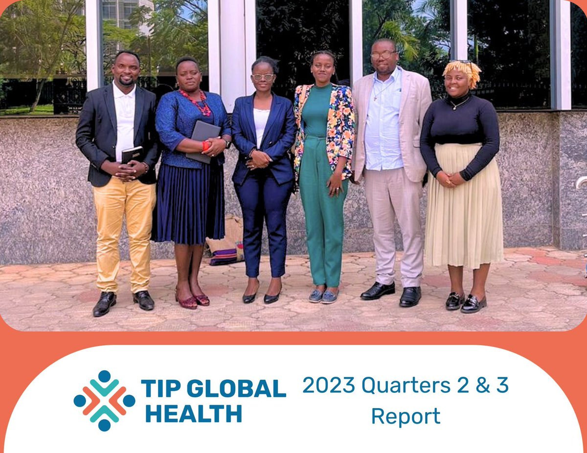 TIP Global Health's newest quarterly report, covering Q2 and Q3 2023 is now available! Read the report to learn what the TIP team has been up to in the last 6 months. Read the report: buff.ly/49ryfZ2