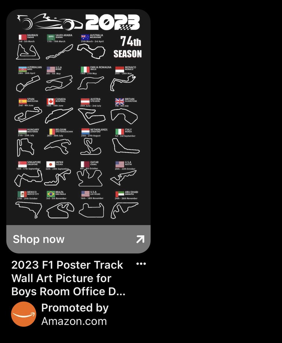 brcsephina's tweet photo. realizing f1 tracks look like silly bandz https://t.co/uRxqVHFkC3