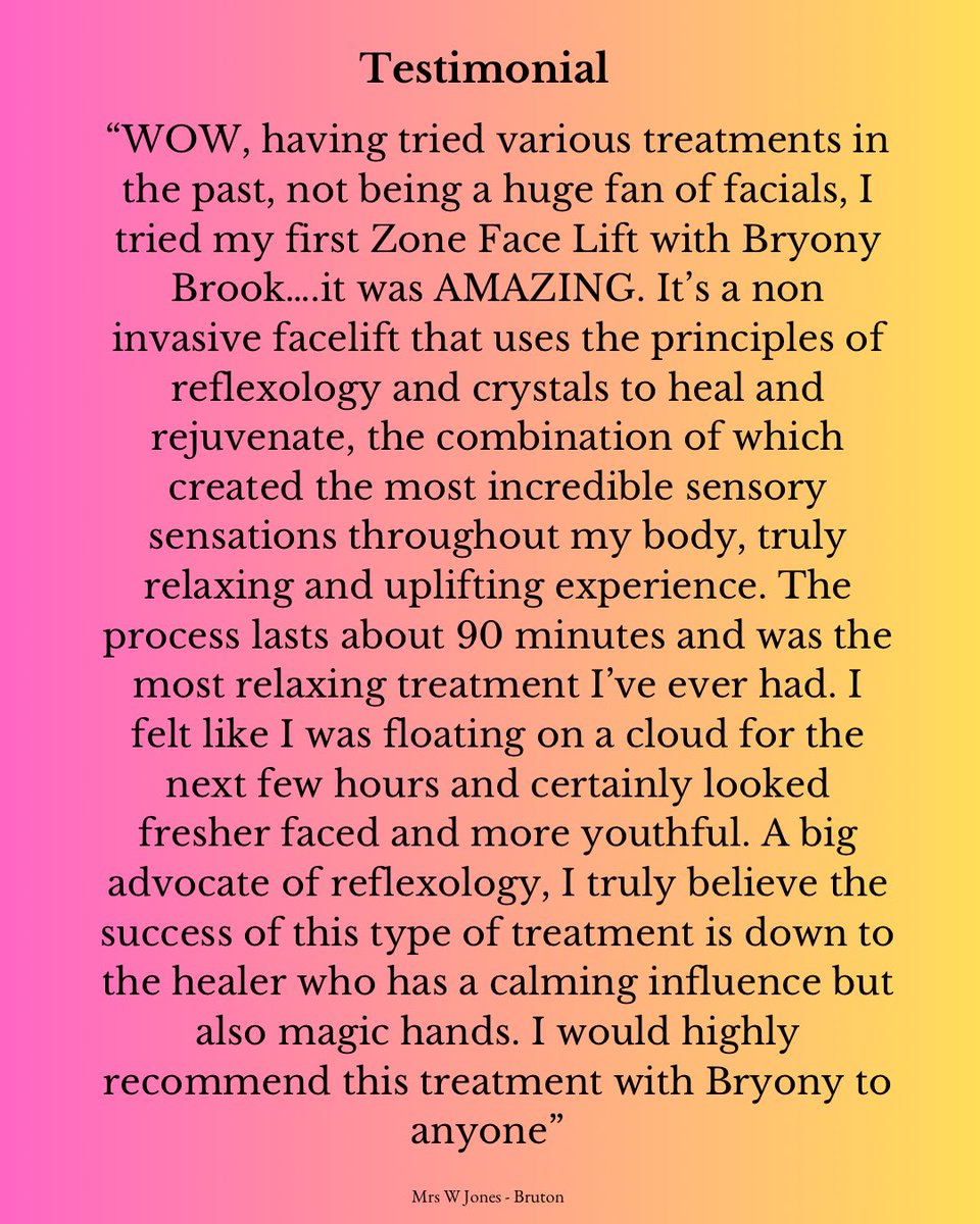 Such amazing feedback from a client makes. Love my therapy and healing work <a href="/3BTherapy/">3BTherapy</a> feedback like this really gives you an energy lift #testimonial #reiki #reflexology #healing