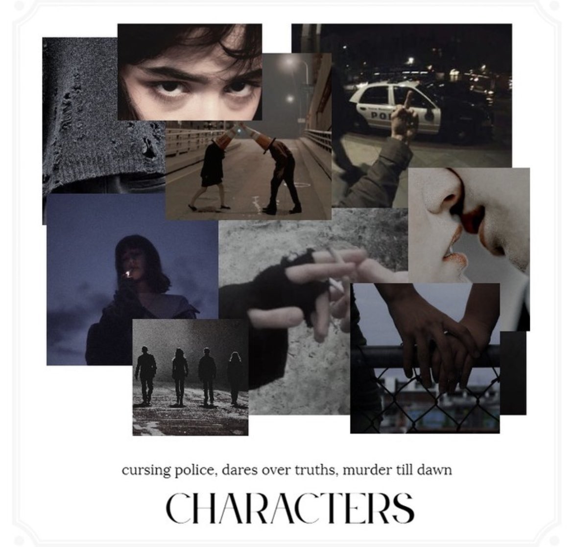 ananeu_writes's tweet photo. character and setting aesthetics of Ghostcide 👻🤍 my debut novel is coming soon! https://t.co/WUa7YGGaOo