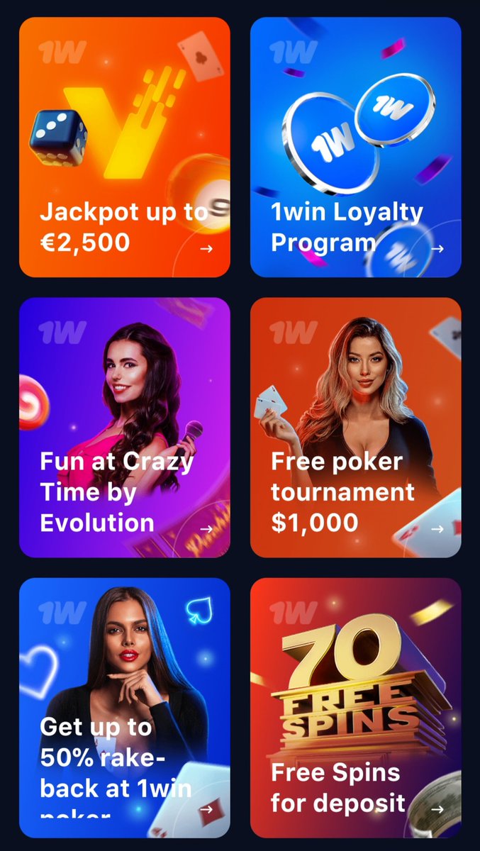 Participate in the promotion on 1win 🥳🤯🚀
Game in profile <a href="/1winalana/">Aria Boucher</a>
#win #1Win #BONUS #casinobonus #casinoonline #games #sport #casino #GamblingTwitter #Casino #Betting #nsfwtwt #Hockey #soccer #basketball #UFC #UEFA #NBA
