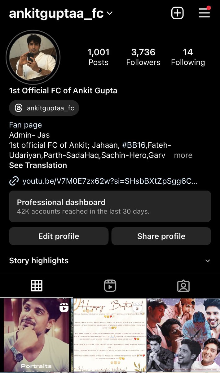 jassyk08's tweet image. Its 1000 Ankuu posts on my Insta FC 😘❤️ 

#AnkitGupta