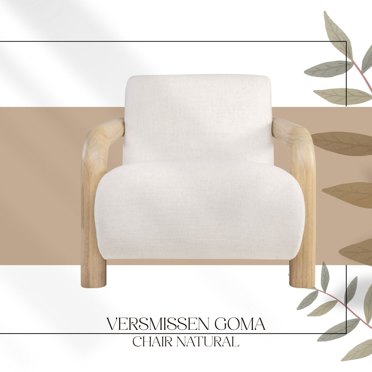 brownhousees's tweet photo. Elevate your interior decor with the VersmissenGoma Chair Natural, a stunning marriage of sesame wood and white boucle fabric. 
Buy now, https://t.co/zhp5yNCjH9
#InteriorDesignStudio #Furniture #SpecialOrder #Ceramics #OriginalArt #UpholsteryService  #VersmissenGomaChairNatural https://t.co/0Iu5cqnFLZ