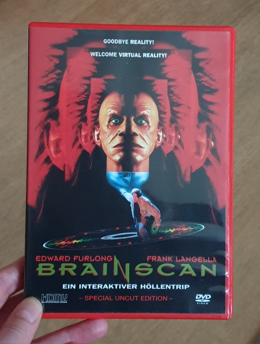 TanjaStrutzl's tweet image. #Brainscan from 1994 (directed by John Flynn) is a #scifi/#horror masterpiece with a fantastic story, cool effects &amp;amp; a brilliant cast.