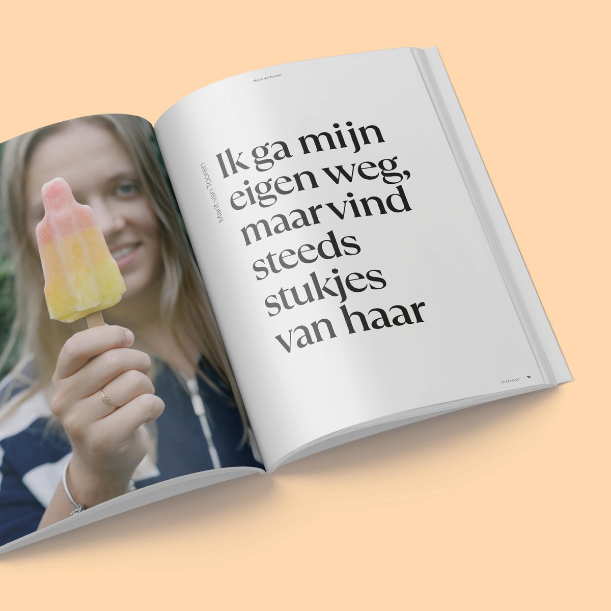 SupCasper's tweet image. Marit koestert het leven van haar moeder, die in 2016 overleed aan alvleesklierkanker. In het magazine #OverLevenMetAlvleesklierkanker vertelt ze over de prachtige manier waarop haar moeder ook na de dood een belangrijke rol in haar leven blijft spelen. 👉srln.nl/8zxek