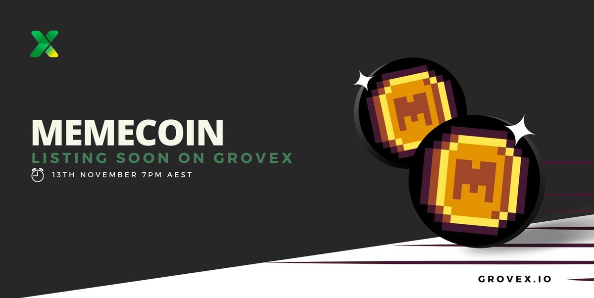 💫 We are thrilled to announce the  listing of <a href="/memecoin/">Memecoin</a> 💫

Ticker: $MEME

Deposits: Open NOW!

Trading Begins:
🔸️09/11/2023 at 7:00 PM AEDT
🔸️09/11/2023 at 9:00 AM UTC
🔸️09/11/2023 at 4:00 AM EST

Withdrawals:
🔸️09/11/2023 at 7:00 PM AEDT
🔸️09/11/2023 at 9:00 AM UTC