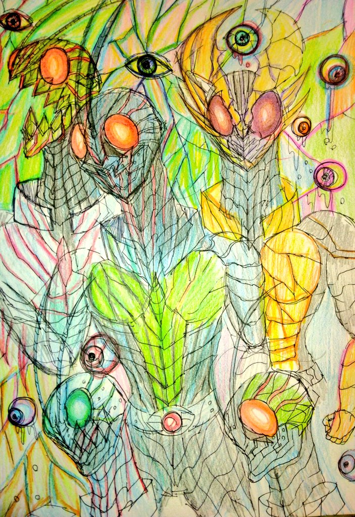 ＃漫画家志望さんと繋がりたい　＃仮面ライダー好きな人と繋がりたい　＃絵描きさんと繋がりたい　＃特撮クラスタと繋がりたい　　＃絵描きさんフォロバ100　＃相互フォロー　＃フォロバ100 #アナログ絵描きさんと繋がりたい　＃芸術の輪　＃フォロワー何人増えるかチャレンジ　#芸術同盟
新作です👁️