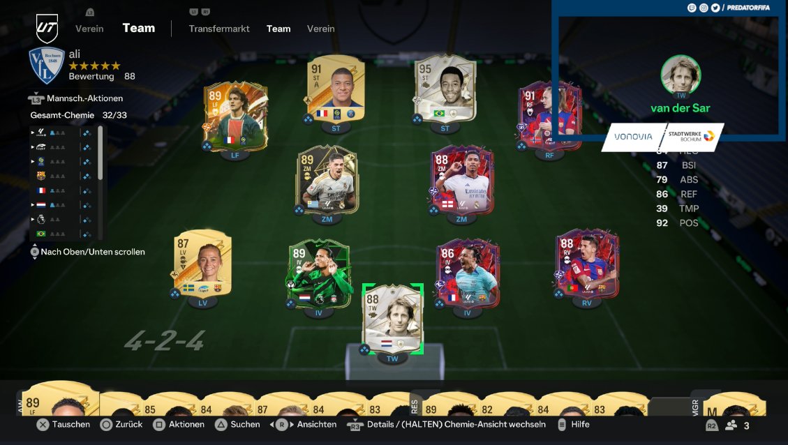 PACKS, WL QUALI UND ABSAFTEN ❤️🦦
twitch.tv/ipredatorfifa