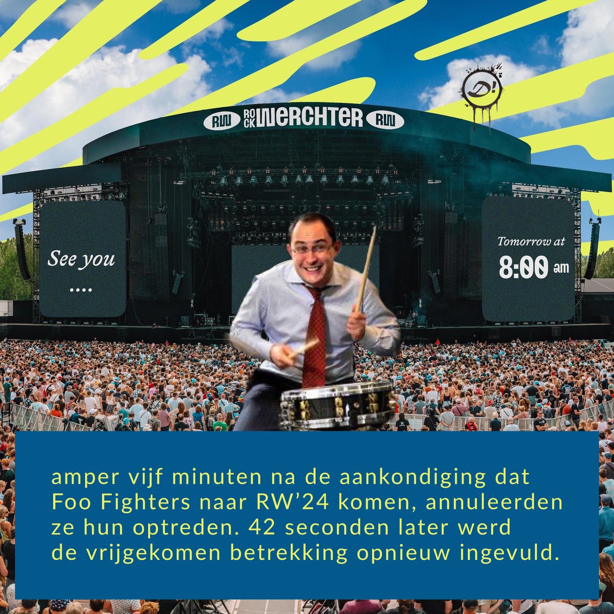 *** BREAKING *** 
#OpenVLD redt #rw24, omdat het volk het wil! Ja, het kan snel gaan in het leven <a href="/stubru/">StuBru</a>