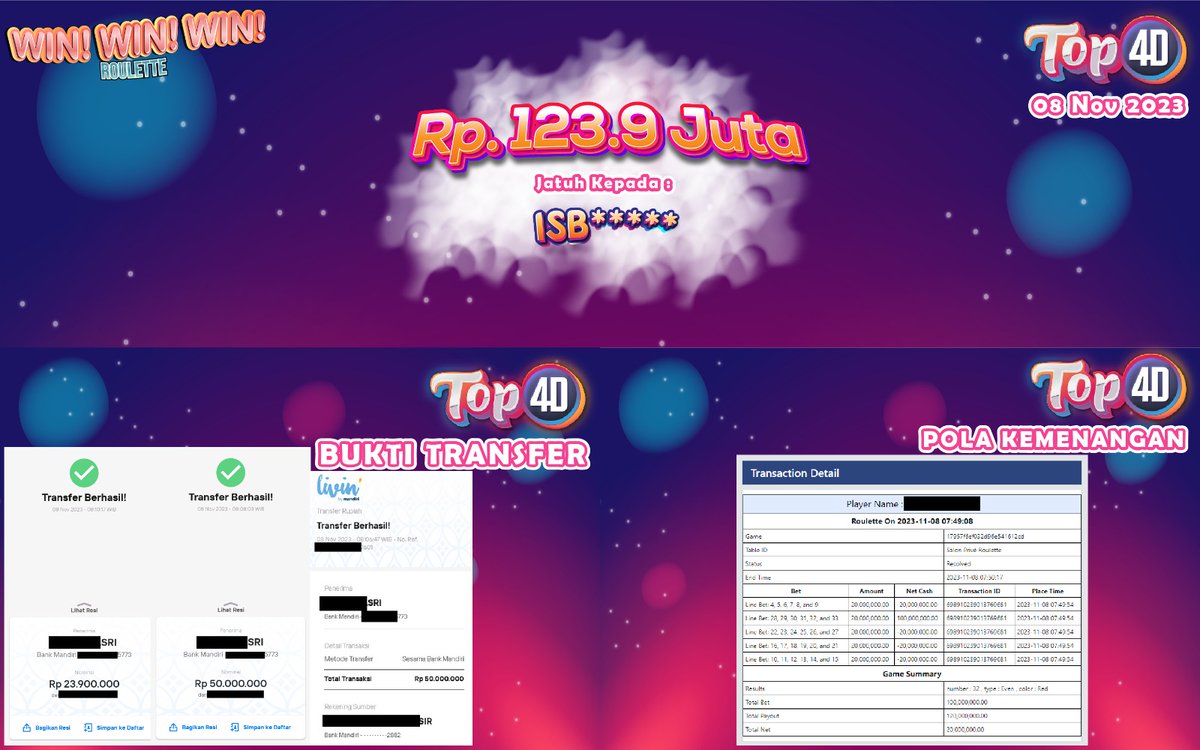 top4d_gacor's tweet photo. Menang besar di TOP4D | situsnya para pencari maxwin | top4d gacor mantap | top4d menang berapapun pasti dibayar tidak peduli berapapun nilainya !!
#top4d
#situsgacor
#situsjudionline
#situsterpercaya
Daftar ID Pro : https://t.co/rHAkTo3fw8 https://t.co/7oWZZRUh1g