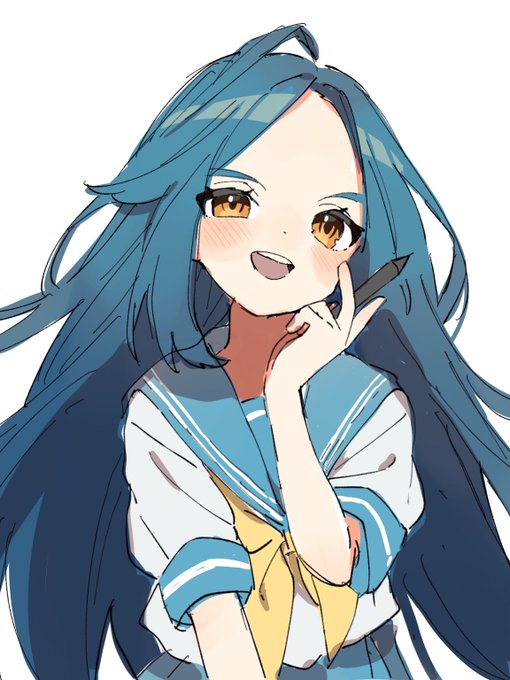 参考ポーズ素敵すぎたのでKちゃん描かせていただきました…! 参考資料ありがたや…  #Kちゃんアート