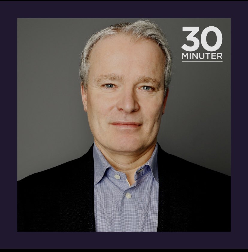 Hoppar in som programledare på 30 minuter och veckans gäst är SBAB:s vd Mikael Inglander! Ni ser det i morgon!