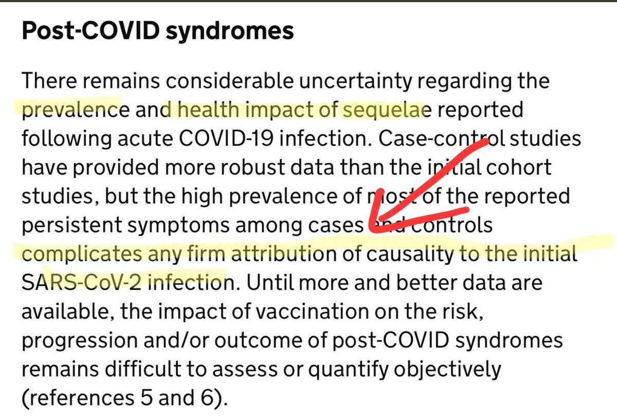 1goodtern's tweet photo. "Case-control studies have provided more robust data than the initial cohort studies, but the high prevalence of most of the reported persistent symptoms among cases and controls complicates any firm attribution of causality to the initial SARS-CoV-2 infection." https://t.co/9KK9MvPxHp