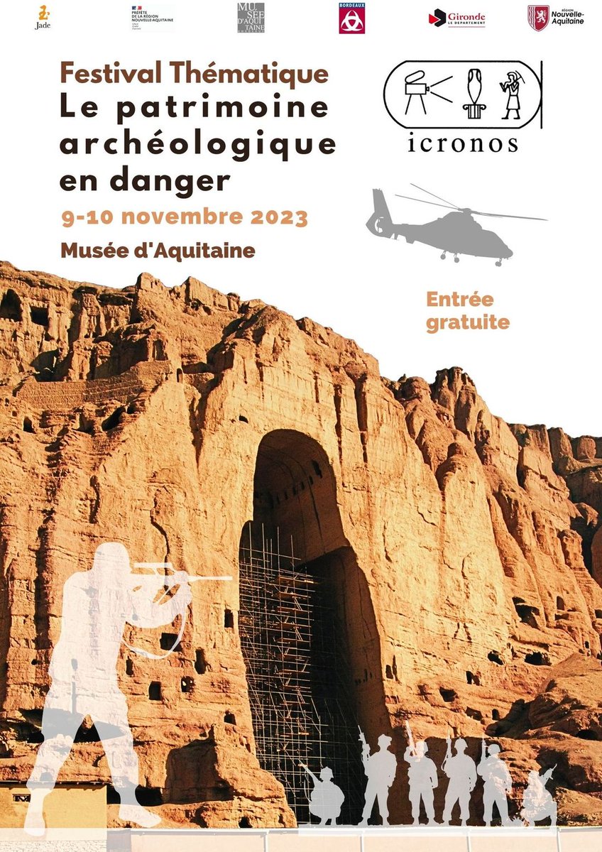 Allez-vous au #festival Icronos au Musée d'Aquitaine #Bordeaux ? #patrimoine archéologique en danger et le programme ici : musee-aquitaine-bordeaux.fr/fr/evenement/p…
#archéologie #musée #patrimoineculturel #sortieenfamille #sortie #sortiedujour #novembre #rentrée #rencontre #weekendmotivation