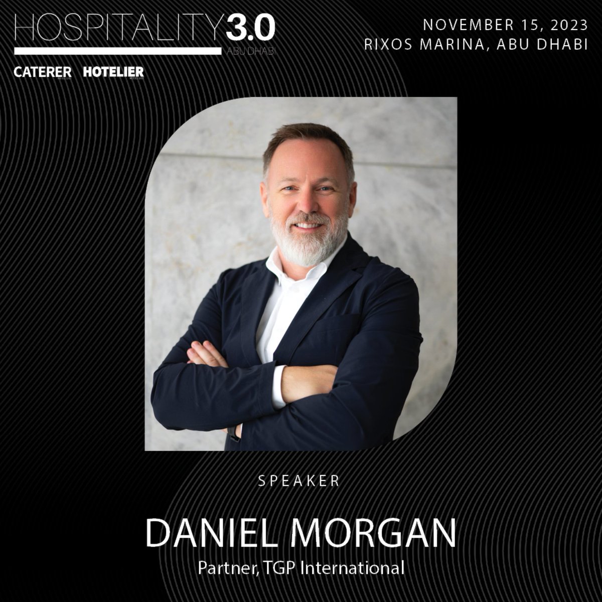TGPIntl's tweet image. On the 15 Nov, Daniel Morgan, TGP Partner, will be at the annual Hospitality 3.0 conference in Abu Dhabi.

We will be sharing some insights from Daniel’s panel on the topic “Is there really an appetite for tasting menus?,” over the next few weeks, so keep your eye out  for that!