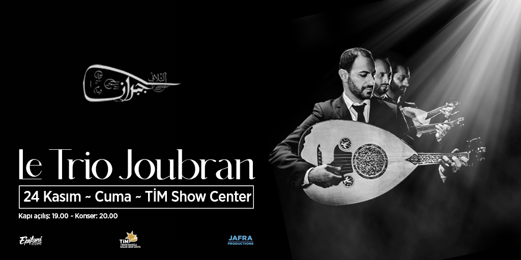 Filistin'in müzik mirasını dünyaya tanıtan ud üçlüsü Le Trio Joubran, 24 Kasım akşamı Türker İnanoğlu Maslak Show’da. 🎼 Biletler: bit.ly/40qdKYM