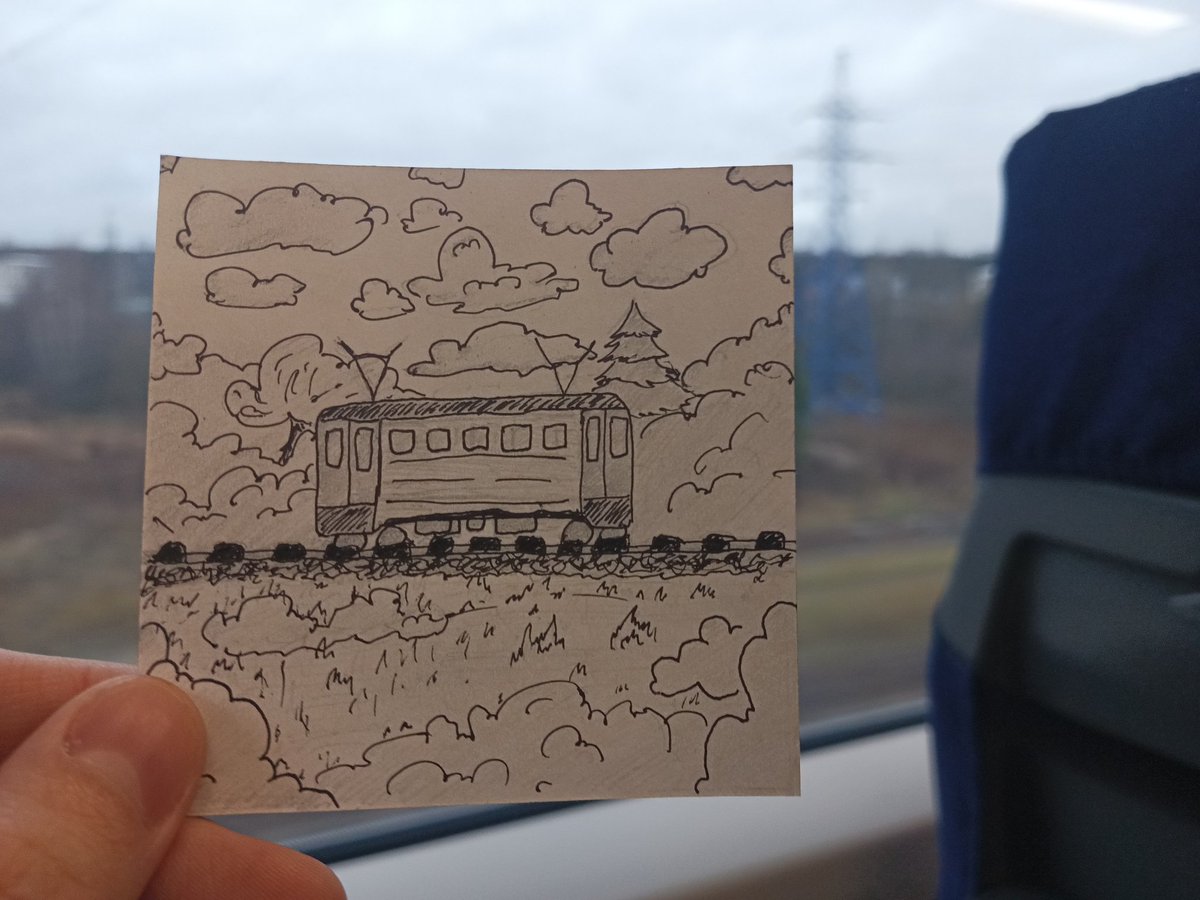 NekoAlex9's tweet photo. #train #vagon #art #sketch #liner #clouds #nature #forest #rail #rails #monochrome #artwork #bushes https://t.co/ub0BYltNqO