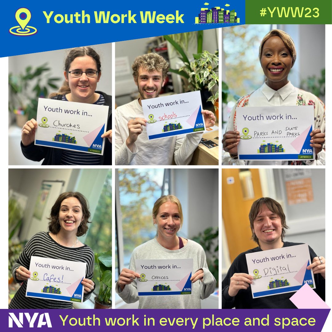 Did you know, The Door's youthwork isn't just about youth clubs? We work with and support young people in schools, skate parks, cafes, churches, offices, digitally, and so much more! Join us this week in celebrating #NationalYouthWorkWeek with the NYA #YWW23