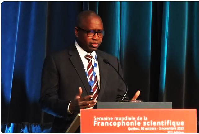 MuhamadADEBAYO's tweet photo. Professeur KONÉ Tiémoman, Président de l'@uvciv  a été désigné par ses pairs fondateurs pour présider le Réseau Francophone des Universités Virtuelles (RéFUV) lors de la Semaine Mondiale de la Francophonie Scientifique qui s'est tenue à Québec. Félicitations👏🏽 https://t.co/RmK8bGyAA6