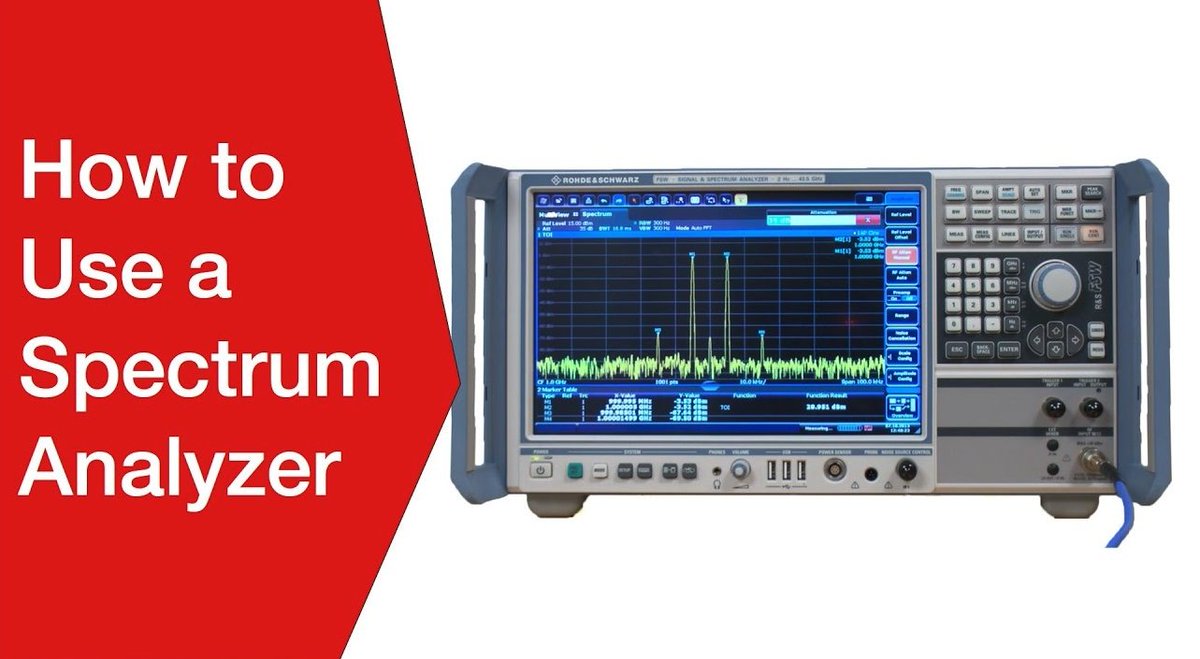 ElecNotes's tweet image. How to use a Spectrum Analyser - key concepts &amp;amp; techniques.

Watch now:  youtu.be/WnKK11UEvVE

#specrumanalyzer #testinstruments #RFdesign #electronics