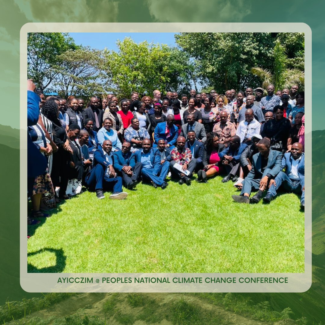 Right now, the People's Climate Change Conference in #Bulawayo is in full swing, with two of our dedicated members representing us. A glimpse of a group picture we took after remarks from Honourable <a href="/nqo_nn/">N. M. N.</a> #ClimateAction #ClimateChangeSolutions #RoadtoCOP28