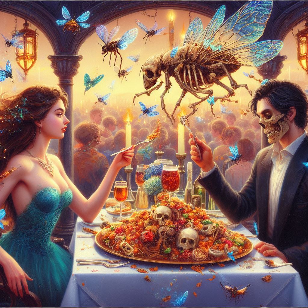 theunderlid's tweet photo. DIRTY DINNER • Set 1 
#dallE3 #dalle3art #aiarts #gothic #epic #dark #horror #aimonster #aigirls #horrorart #spooky #halloween2023 #aihalloween #bingai #spooky #lifetime #skull #humanityisover #humanity #filthy #thinkaboutit #conceptualart #conceptual #cradleoffilth https://t.co/qtkRMkN2J4
