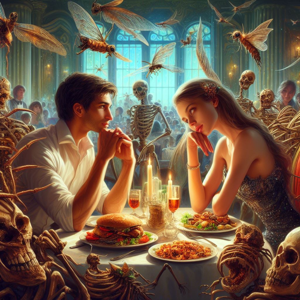 theunderlid's tweet photo. DIRTY DINNER • Set 1 
#dallE3 #dalle3art #aiarts #gothic #epic #dark #horror #aimonster #aigirls #horrorart #spooky #halloween2023 #aihalloween #bingai #spooky #lifetime #skull #humanityisover #humanity #filthy #thinkaboutit #conceptualart #conceptual #cradleoffilth https://t.co/qtkRMkN2J4