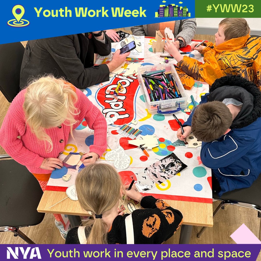 Here we are at RAF Waddington a couple of weeks ago, getting involved in some spooky Haloween arts & crafts!

YMCA Lincolnshire support over 500 young people living on RAF Bases across Lincolnshire, delivering 1,650 youth clubs each year!

 #YWW23 #YouthWorkWeek