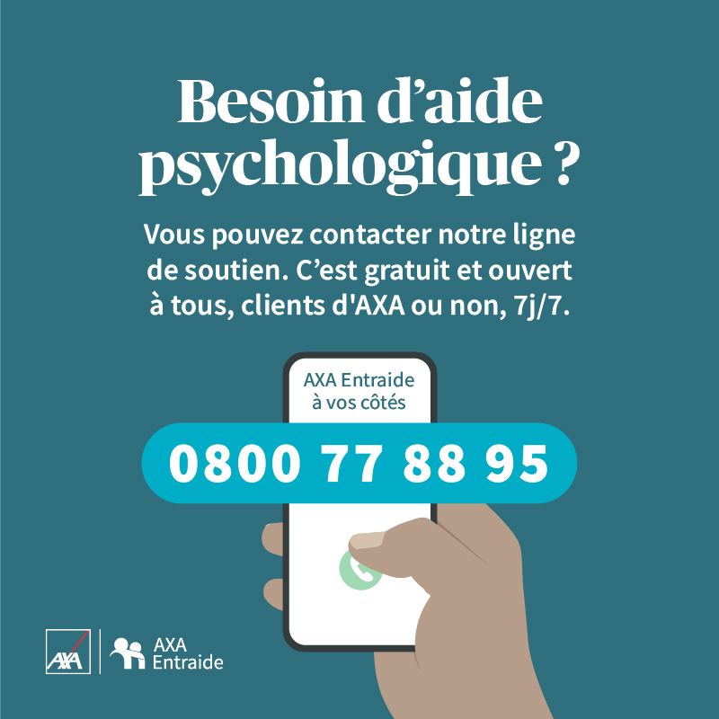 Pour soutenir les habitants des communes touchées par les tempêtes et les inondations, nous mettons en place gratuitement, pour toutes les personnes qui en ressentent le besoin, une cellule d'aide psychologique pour les accompagner dans ces moments éprouvants.
