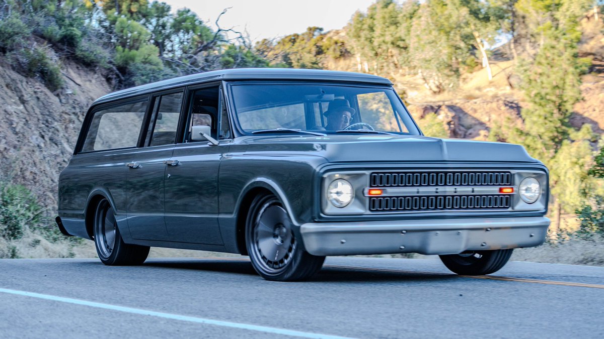 Introducing Icon's million-dollar masterpiece: a 1970 Chevrolet Suburban with modern power and vintage charm. 🚗💫 #IconCars #ChevySuburban