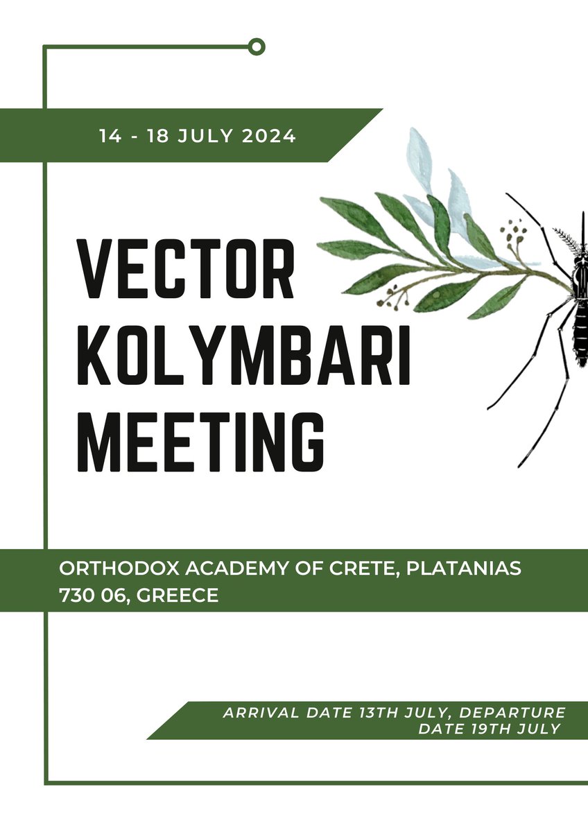 Please Save the Date!
The Vector Kolymbari Meeting has been slated for 14-18 July 2023 in Crete.
#SaveTheDate
