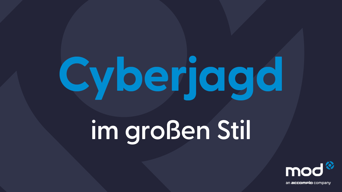 GmbhMod's tweet photo. Cyberattacken sind nicht mehr das Werk von einzelnen #Hackern. Beim Big Game Hunting finden großflächige Angriffe statt. #modIT bietet eine 360-Grad-Cybersecurity, um die Resilienz von Unternehmen gegen Cyberattacken aller Art zu stärken. https://t.co/aDNNAOkDS5 https://t.co/svxr0R0Bbg