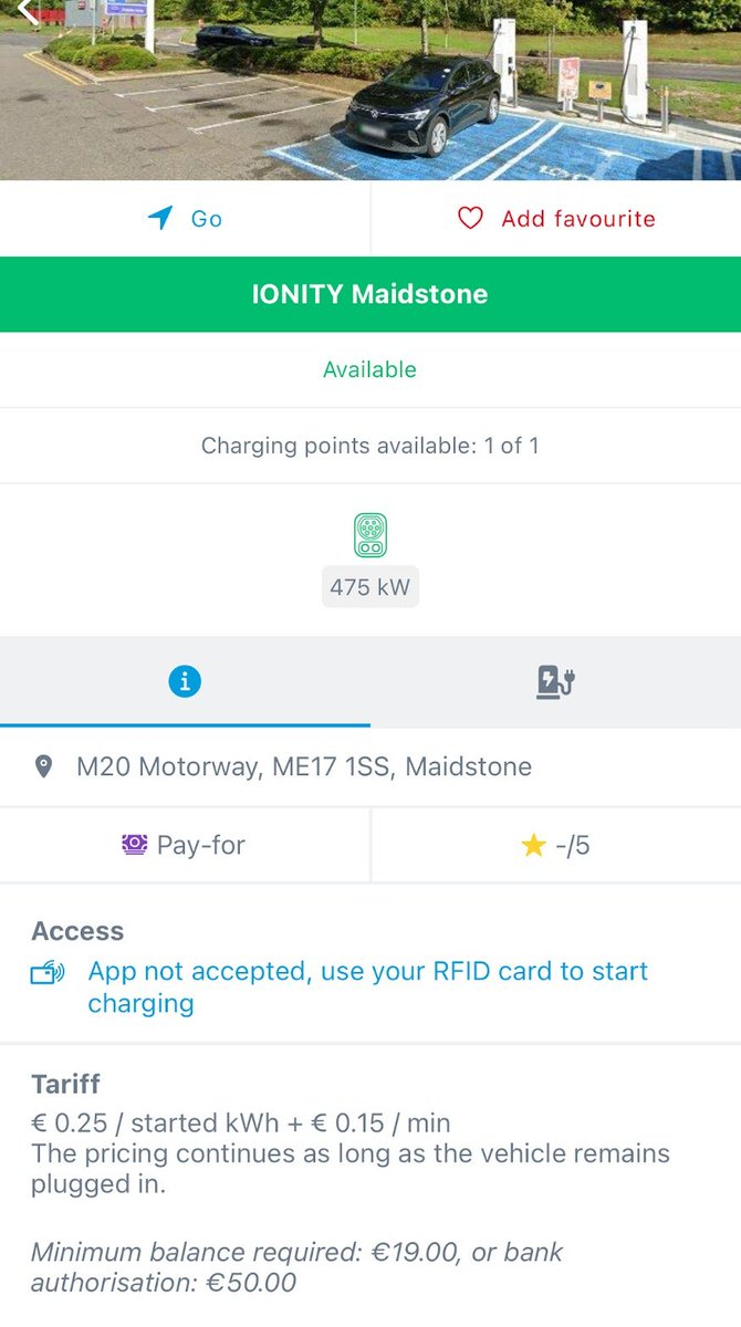 Entry level Teslas easily do 11 min 30 kWh sessions with some preheating🔥

This turns into an opportunity with the Freshmile badge at IONITY right now:
30 x €0,25=7,50 
11 x 0,15=1,65

Less than € 9,50 for a 30 kWh top-up! No fixed costs.
⚡️⚡️⚡️
Enjoy while it lasts ;-)