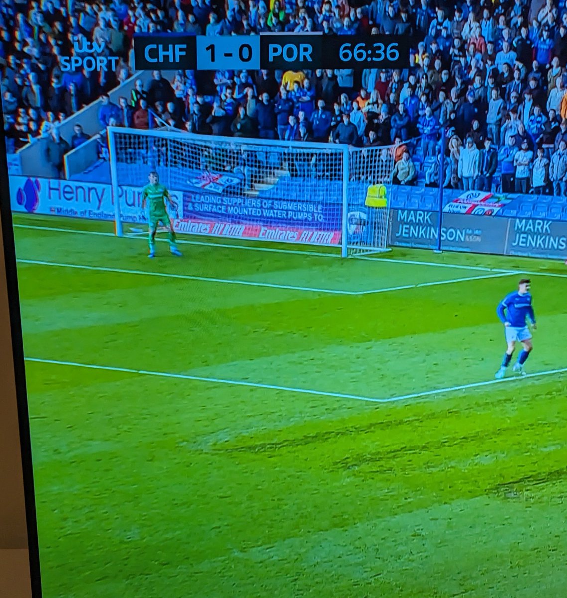 HenryPumps's tweet photo. Another great win for the Spireites at the weekend and fantastic to see the Henry Pumps advertising board get some national television coverage.

Well done, lads. Bring on the O's! ⚽
#chesterfieldfc
#spireites
#facup https://t.co/nZmC46ATBJ
