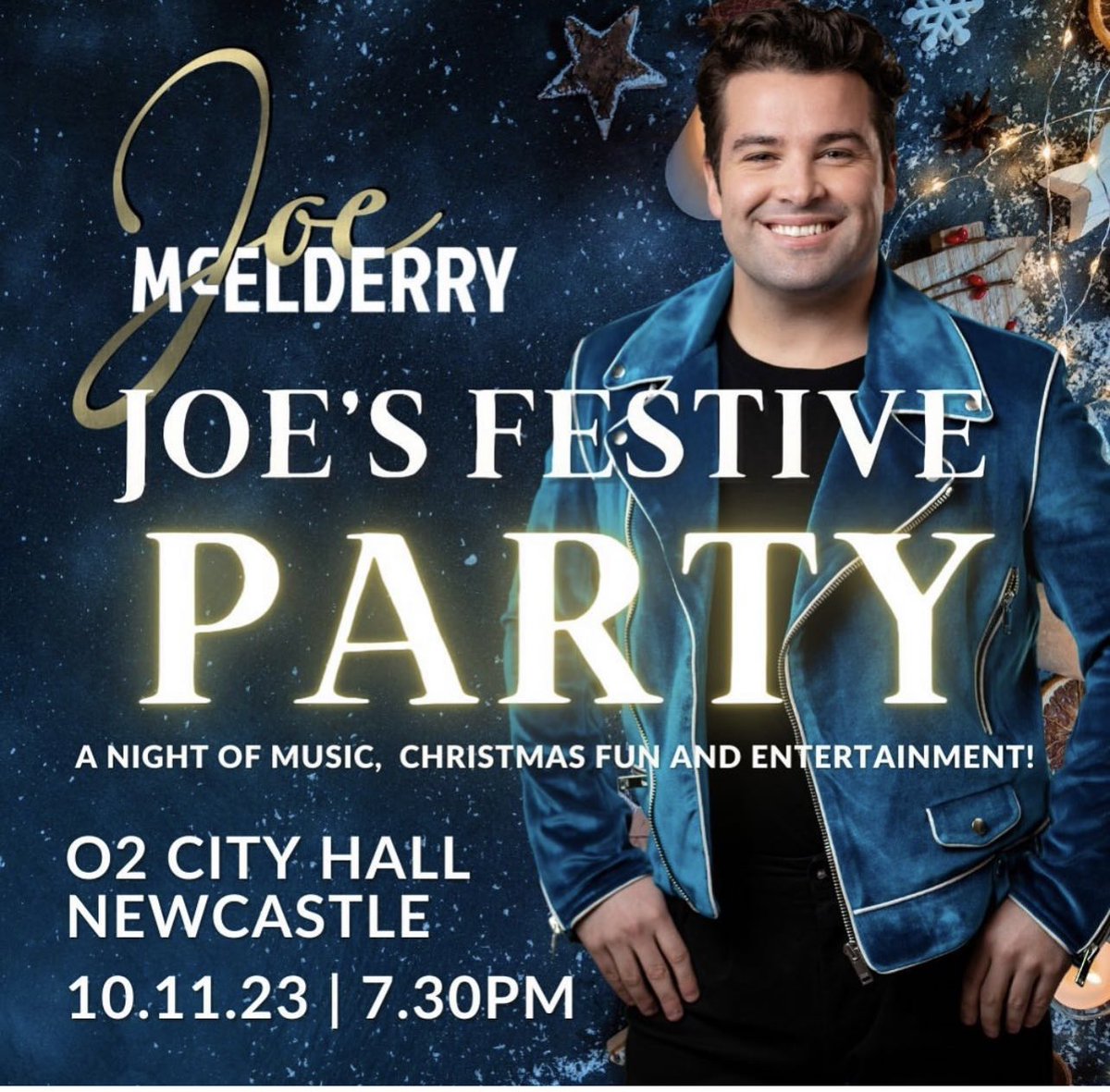 Joe McElderry (@joemcelderry91) on Twitter photo Just two days till we are back <a href="/O2CityHall/">O2 City Hall Newcastle</a>
For my festive party show!!
Can’t wait to see you!
You still have time to join us 🎟️ - shorturl.at/dxAD9 Just two days till we are back <a href="/O2CityHall/">O2 City Hall Newcastle</a>
For my festive party show!!
Can’t wait to see you!
You still have time to join us 🎟️ - shorturl.at/dxAD9